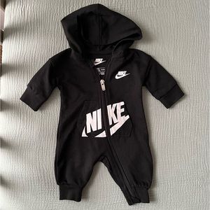 Nike full zip newborn coverall